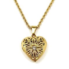 Women 18K Gold Plated Stainless Steel Heart Pendant Locket Necklace Holiday Gift Show your love with this 18K Gold Plated Stainless Steel Love Heart Pendant Necklace, a timeless piece perfect for any occasion. Its elegant design makes it a thoughtful holiday gift for someone special or a beautiful addition to your own collection. Key Features: Material: 18K Gold-Plated Stainless Steel Design: Love Heart Pendant Locket With White Stone Length: 16 Inches Width: 0.2 cm Condition: Brand New Shipping Gf Gifts, Pendant Locket, Stone Material, Steel Design, Stunning Necklace, Love Jewelry, Locket Necklace, White Stone, Fashion Jewelry Necklaces