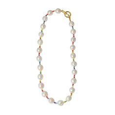 Upgrade your style with our Colorful Beaded Baroque Pearl Necklace. This accessory combines the beauty of baroque pearls and vibrant beads, creating a unique statement piece that exudes elegance and charm. Key Features: Exquisite Baroque Pearls, Colorful Beads, Handcrafted Design. Elevate your ensemble with our stunning necklace—a beautiful blend of natural and colorful elements. Metal:18ct Recycled Gold Plated On Brass Pearl:Natural Baroque Pearl (11-12mm) Length:420mm Weight: 44.6g Necklaces Pearl, Edison Pearls, Gemstone Beaded Necklace, Baroque Pearl Necklace, Pearl Necklaces, Bohemian Necklace, Tiger Eye Stone, Stunning Necklace, Recycled Gold