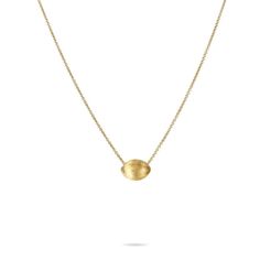 Marco Bicego Jewelry - 18K Yellow Gold Oval Bead Pendant | Manfredi Jewels Marco Bicego, Bead Pendant, Shop Jewelry, List Style, Natural Shapes, Dream Jewelry, Hand Engraving, Beaded Pendant, Jewelry Shop