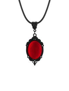 PRICES MAY VARY. GOTHIC VINTAGE RED TEARDROP VICTORIAN NECKLACE: The Red Teardrop Necklace is a versatile and stylish piece of jewelry that is perfect for those who love gothic fashion. It's suitable for everyday wear, as well as for special events and parties, making it a great addition to any wardrobe MATERIALS: Meticulously crafted from high-quality zinc alloy, stainless steel, glass and PU leather cord SIZE AND LENGTH: The Red Teardrop pendant measures 0.9 inches in width, 1.49 inches in len Christmas Gift For Women, Gothic Pendant, Goth Necklace, Victorian Necklace, Necklace Gothic, Gothic Vintage, Wardrobe Wishlist, Gothic Necklace, Red Necklace