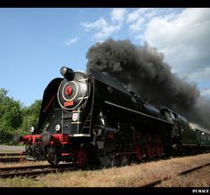 pictures of steam locomotive trains | Steam_locomotive_IV_by_pumacz Cable Cars, Steam Locomotive, Steam Trains, Transportation, Steam, Train