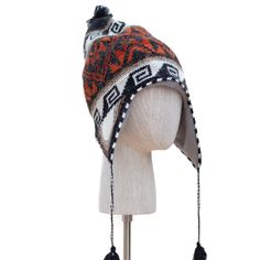 This adorable traditional chullo hat features a crocheted baby alpaca outer shell and pom pom, with a super soft fleece lining. Ear flaps and pompoms complete the look! Baby alpaca shell / polyester lining 13" L x 8" W x 1" H Dry clean only Handmade in Peru Peruvian Culture, Boss Shirts, Alpaca Fiber, Baby Alpaca, Baby Soft, Crochet Ideas, Winter Wardrobe, Hand Crochet, Alpaca