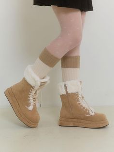 Composition : See detailed pageColor : BEIGE_230,BEIGE_235,BEIGE_240,BEIGE_245,BEIGE_250Country of Origin : Republic of Korea Hippie Nails, Suede Lace, Boot Shoes Women, Lace Up Boots, Mid Calf, Shoe Boots, Composition, Lace Up, Women Shoes