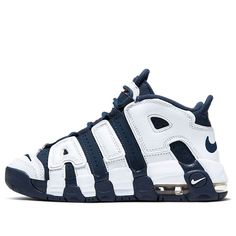 Nike Air More Uptempo PS 'Olympics' White/Metallic Gold/University Red/Midnight Navy DA4193-104 Nike Air More Uptempo, Nike Air More, Nike Tempo, Air Shoes, Nike Air Shoes, Midnight Navy, Stylish Sneakers, Metallic Gold, Perfect Pair