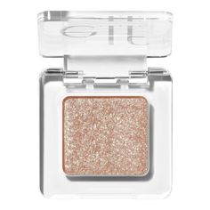 Turn every eye look into a party with e.l.f. Cosmetics Fine as Fleck Glitter Eyeshadow! This sheer eyeshadow topper is packed with micro-fine glitter flecks to play up your eyes with a mesmerizing wash of sparkle. The soft, smooth formula applies with ease and allows you to build a long-lasting look. Can be worn alone for subtle shimmer or on top of your fave eyeshadow to turn up the glitz. Why you’ll love it: • Long-lasting sheer glitter eyeshadow topper with a shimmer finish • Packed with micr Giftful Wishlist, Elf Glitter Eyeshadow, Sheer Eyeshadow, Elf Glitter, Teenage Makeup, Glitter Eyeshadow Makeup, Makeup Removal Tips, Sparkle Makeup, Sparse Eyebrows