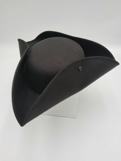 Unisex Adult Tri-corner Tricorn Pirate Hat Black Brown Black/gold Choose Your Hat Cosplay Halloween Costume Accessory Prop - Etsy Pirate Hat With Curved Brim For Costume, Pirate-style Brimmed Costume Hat, Pirate Style Brimmed Costume Hat For Parties, Pirate Style Brimmed Hat For Costume Party, Pirate-style Brimmed Hat For Costume Party, Adjustable Black Hat For Themed Events, Black Adjustable Hat For Themed Events, Black Fedora Halloween Costume Hat, Black Wide Brim Costume Hat For Cosplay