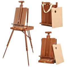 PRICES MAY VARY. [Upgraded French Easel] No assembly required. The upgraded French easel has a level instrument, scale legs, and 11.5"x14" wooden palette. Every time you use it, you can precisely quickly adjust the easel to a suitable height and keep the easel level. What an intimate design! Paint at your french easel sitting or standing, it can tilt forward for pastel work and lie completely flat for watercolor work. Accepts canvases up to 34" high. [Premium & Sturdy] Made of Solid German Beech wood, the surface is smooth and flat. Comfort leather handle, brass plated hardware, linen shoulder strap, and a variety of high-quality accessories provide security for outdoor sketching. The metal rod on the upper slider and tray helps fix the canvas when painting. Non-slip rubber feet increase b Bamboo Easel, French Easel, Outdoor Sketching, Painting Easel, Floor Easel, Sketch Box, Tabletop Easel, Floor Painting, Artist Easel