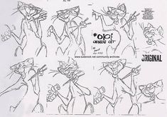 the original character sheet for bugs from disney's bugs