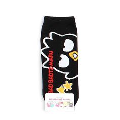 Keep your feet warm with those cute socksComfortable for your daily useFeet Approx. Size : 8.66" ~ 10.23" Material: Cotton, Polyester, PolyuretheneAvailable in 8 characters: Hello Kitty / Gudetama / Kuromi / Pompompurin / Cinnamoroll / My Melody / Keroppi / Badtz MaruYou will receive 1 character each order.Officially LicensedMade in KoreaBrand: Sanrio Cute Black Cotton Socks, Playful Black Cotton Socks, Cute Black Stretch Socks, Cute Stretch Black Socks, Cute Black Non-slip Socks, Playful Black Non-slip Socks, Hello Kitty Gudetama, Blue Cinnamoroll, Badtz Maru