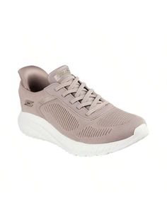 Step right into athletic style and effortless comfort with the Skechers Women's Slip-ins: BOBS Sport Squad Chaos Walking Sneakers. These fashion sneakers combine the best of the athletic aesthetic with patented Skechers cushioning technology for an everyday sneaker that truly delivers the best of both worlds. 
Skechers Hands Free Slip-ins design for an easy fit 
Engineered knit and synthetic upper with stretch laces 
Skechers Memory Foam cushioned comfort insole 
Exclusive Heel Pillow holds your Casual Slip-on Sneakers With Air Cushioning For Sports, Sporty Low-top Slip-on Sneakers With Air Cushioning, Sporty High-top Sneakers With Arch Support, Cushioned Athletic Fit Slip-on Sneakers For Jogging, Sporty Slip-on Sneakers With Air Cushioning, Functional Fade-resistant Sneakers For Light Exercise, Low-top Jogging Sneakers With Arch Support, Casual Sneakers With Arch Support For Errands, Sporty Low-top Walking Shoes For Light Exercise