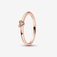 Surround yourself with love. Our 14k rose gold-plated Radiant Heart Ring features a raised heart set with a heart-shaped faceted clear cubic zirconia. Wear yours as an everyday reminder that love starts from within. Pandora Radiant Heart Ring - Size 7 | Gold | 182495C01-54 Pandora Promise Rings, 14k Rose Gold Jewelry, Pandora Rose Gold, Pandora Rose, Jewelry To Buy, Bracelet Pandora, Luxe Jewelry, Pandora Rings, 21st Gifts