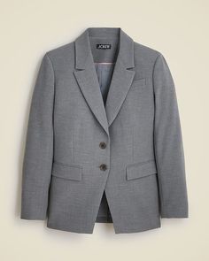 J.Crew: Madelyn Blazer In Four-season Stretch For Women Suit Guide, Core Wardrobe, Strong Shoulders, Four Season, J Crew Men, Mens Chinos, Jcrew Women, Suit Shop, Scarf Hairstyles