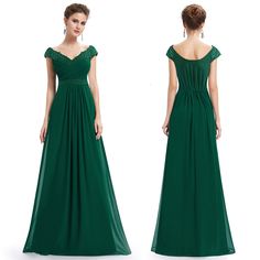 Formal Evening Dress Wedding Party Gowns Plus Size Chiffon A-line Wedding Dress, Chiffon A-line Bridesmaid Dress For Banquet, Green A-line Wedding Dress, Full Length Chiffon Party Dress, Full-length Chiffon Party Dress, Chiffon A-line Bridesmaid Evening Dress, Bridesmaid Wedding Dress With Sweep Train And Fitted Bodice, Formal Full Length Chiffon Dress, Full Length Chiffon Evening Dress