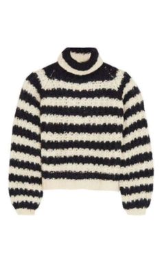 Shop the Striped Mohair Blend Sweater by Chloe on Sale. Shop the fashion trends on Runway Catalog. Fast Delivery. Endless Designer Styles. Crop Turtleneck, Black Cropped Sweater, Chloe Sweater, Oversized Black Sweater, Black Striped Shirt, Chunky Oversized Sweater, Chunky Turtleneck Sweater, Oversized Striped Sweater, Black Turtleneck Sweater