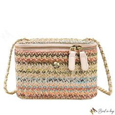 Bird in Bag - Simple makeup bag box straw bag new woven handbag women's bag shoulder cross bag Trendy Beige Straw Bag With Mobile Phone Bag, Portable Straw Crossbody Bag, Rectangular Cosmetic Bag For Vacation, Rectangular Beige Cosmetic Bag, Portable Rectangular Beige Straw Bag, Trendy Beige Rectangular Cosmetic Bag, Simple Makeup Bag, Handbag Women, Street Trends