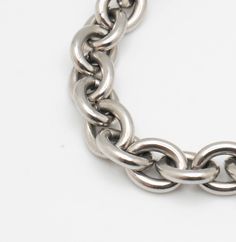 Cable chain link Stainless steel 9mm width Lobster clasp Metal Chain Bracelet With Rectangular Links, Metal Cuban Link Bracelet With Oval Links, Classic Metal Bracelet With Chunky Chain, Classic Chunky Chain Metal Bracelets, Classic Link Chain Charm Bracelet, Classic Chain Link Charm Bracelet, Classic Metal Charm Bracelet With Solid Links, Metal Oval Link Chain Ring, Classic Silver Chain Metal Bracelet