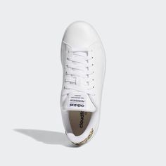 adidas Advantage Court Shoes - White | Women's Lifestyle | adidas US Adidas Low-top Platform Sneakers With White Sole, White Adidas Lace-up Platform Sneakers, Comfortable White Slip-on Synthetic Sneakers, White Scratch-resistant Synthetic Sneakers, White Fade-resistant Synthetic Sneakers, White Adidas