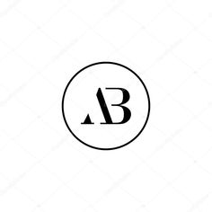 the letter b inside a black circle on a white background stock photo and royalty illustration