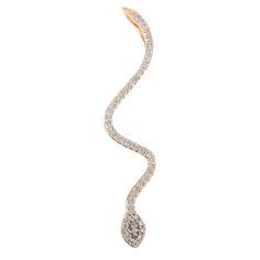 Minimalist Certified Diamond Serpent Snake Pendant Necklace in 18K Gold studded with round cut diamond. This stunning piece of jewelry instantly elevates a casual look or dressy outfit. April birthstone diamond brings love, fame, success and prosperity. Designed with diamond studded in a thin snake making a stunning delicate pendant. This is a perfect Unique Gift, Bridal Shower Gift, Valentines Gift, Gift For Sister, Gift for Girlfriend, Mother Daughter Gift, Bride To Be Gift, Bridesmaid Gift, G Serpent Snake, Daughter In Law Gifts, Dressy Outfit, Delicate Pendant, Mother Daughter Gifts, Snake Pendant, April Birthstone, Gold Diamond Necklace, Yellow Gold Pendants