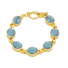 -18k gold plated bracelet with oval stones. -Measures 8" -Handmade in Brazil -Pair with the Frida/Luca Earrings and Calypso Necklace -Please note that our brand uses natural semi-precious stones-each piece has a unique texture, shine, and color. Gold Oval Jewelry With Gemstone Accents, Oval Gold Jewelry With Gemstone Accents, Gold Oval Bracelet With Gemstone Accents, Gold Oval Bracelets With Gemstone Accents, Oval Gold Bracelets With Gemstone Accents, Oval Gold Bracelet With Gemstone Accents, Gold Oval Gemstone Bracelets, Gold Jewelry With Gemstone Accents And Oval Cabochon, Gold Jewelry With Gemstone Accents In Oval Cabochon