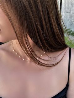 "This beautiful pearl Beaded Chain layered necklace is chic and effortless. Layer this necklace with the same style chain or with any other gold filled or silver necklaces. We love this necklace because it will go with your everyday and every-night wear! Its casual yet stunning. ✤ Available in 14k Gold Filled or Sterling Silver ✤ 4 mm Swarovski pearl ✤ Hand wire with gold filled or sterling silver ✤ Tarnish resistant ✤ Safe for sensitive skin ✤ Available sizes * Please choose in drop down box * Dainty Pearl Charm Necklace With Clavicle Chain, Pearl White Double Strand Pearl Chain Necklace, Pearl White Double Strand Pearl Necklace, Elegant Pearl Chain Beaded Necklaces For Layering, Pearl White Necklaces For Layering, Elegant Beaded Necklace With Pearl Chain For Layering, Elegant Pearl Chain Beaded Necklace For Layering, Everyday Pearl Choker Necklace, Layered Pearl Drop Necklace