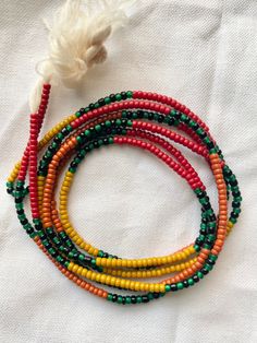 Hello! I make quality beaded jewelry while using color therapy to heal the body and spirit. These are intended as traditional African tie waist beads but are multi-functional. You can wear them as a necklace, anklet or bracelet. Color: Topaz: sacral and root chakra stimulation and protection. The default size is 44in. but are made to measure.  Beads are made with nylon string and seed bead.  Thank you for your  support and business you are greatly appreciated! *All beads can be returned or exchanged as long as the string bead is returned in it's original state. No broken beads returned will be honored for exchange or refund. Thank you! Spiritual Brown Hand-strung Beaded Necklaces, Unique Hand-strung Healing Beads, Multicolor Hand-strung Spiritual Beaded Necklace, Southwestern Hand-strung Multicolor Beads, Southwestern Multicolor Hand-strung Beads, Chakra Beads, Strung Beads, Waist Beads, Bridesmaid Accessories