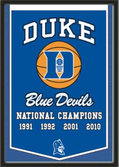 the duke blue devils national champs basketball plaque