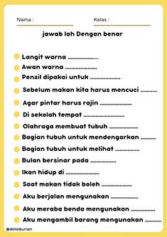 a yellow and white poster with the words in different languages, including names for each language