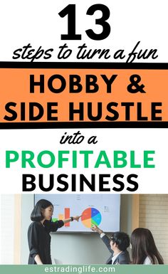 three women in business attire are talking to each other with the title 13 steps to turn a