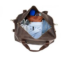 "Leather duffle bag, Mens leather weekend bag, Personalized duffel bag, leather holdall bag, leather overnight bag, leather gym bag for men ADD to cart Dopp kit: https://etsy.me/3bX5t56 ADD to cart mens leather keychain: https://etsy.me/2Ea5yWN Great leather travel bag for men. Very spacious, nice looking. You can take it in a plane as a cabin luggage. Excellent craftsmanship, amazing quality and the perfect size, make the backpack your favorite bag ever. These leather duffels are completely han Brown Weekender Bag With Luggage Sleeve For Everyday Use, Brown Travel Bag For Trips, Brown Travel Bag For Trip, Brown Large Capacity Gym Bag For Weekend Trips, Large Capacity Brown Gym Bag For Weekend Trips, Brown Travel Bag With Luggage Sleeve For Overnight Trips, Brown Tote Duffle Bag For Travel, Brown Duffle Bag With Luggage Sleeve For Travel, Brown Tote Travel Bag For Trips