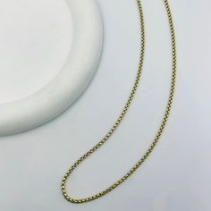 This trendy chain necklace is the perfect way to add a touch of personality to your look. The unique box chain design is both stylish and modern, and the versatile length makes it easy to wear with any outfit. Layer it with other necklaces for a more personalized look, or wear it alone for a minimalist statement.Available in gold and silver. Trendy Delicate Snake Chain Necklace Gift, Trendy Adjustable Snake Chain Necklace As Gift, Trendy Adjustable Snake Chain Necklace For Gift, Trendy Gold Box Chain Necklace, Minimalist Snake Chain Necklace With Box Chain For Everyday, Minimalist Long Cable Chain Necklace, Modern Gift Chain Necklace With Adjustable Chain, Yellow Gold Box Chain Necklace, Trendy Everyday Delicate Snake Chain Necklace