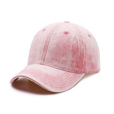 PRICES MAY VARY. Vintage washed distressed cotton baseball cap, classic and timeless style. Soft fabric in washed style, 100%cotton made, soft, lightweight denim fabric, make sure better comfort wearing. Adjustable metal buckle back closure, great fit for most head sizes ensure comfort at all times. Reinforced Professionally Hemming-Stitch, lightweight but durable makes baseball cap can ensure longtime use. Rear opening design fits women's low ponytail comfortably Unisex Vintage Washed Distressed Baseball Cap Twill Adjustable Dad Hat Trendy Distressed Cotton Baseball Cap, Hemming Stitch, Cheap Pink Cotton Baseball Cap, Vintage Faded Cotton Baseball Cap, Pink Vintage Adjustable Baseball Cap, Vintage Washed Cotton Baseball Cap, Distressed Baseball Cap, Opening Design, Hem Stitch