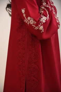 Curated on pure raw silk 60 gms in an alluring maroon tone with crochet laces, this design features intricate embroidery on sleeves. The signature Agha Noor cut you won’t find elsewhere. A beautiful three piece for your for festive events. The length of the long kameez is 48 inches. Order Duration: 4 to 6 weeks Elegant Fitted Anarkali Set With Embroidered Sleeves, Traditional Salwar Kameez With Embroidered Sleeves, Designer Salwar Kameez With Embroidered Sleeves And Traditional Drape, Festival Salwar Kameez With Embroidered Sleeves, Designer Salwar Kameez With Embroidered Sleeves, Festive Straight Kurta Salwar Kameez With Embroidered Sleeves, Salwar Kameez With Embroidered Sleeves For Festivals, Silk Anarkali Set With Embroidered Border And Long Sleeves, Bollywood Style Salwar Kameez With Embroidered Sleeves For Festivals