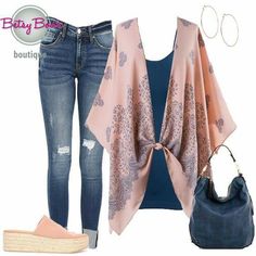 Outfits For Hot Weather, Peach Print, Capsule Outfits, Boho Chic Outfits, Weekend Wear, Curvy Outfits, Hot Weather, Fashion Help, Kimonos