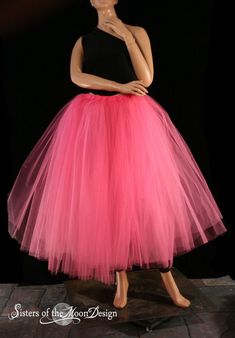 Hot Pink Floor length Adult tutu tulle skirt petticoat two | Etsy Pink Tutu Dress For Wedding And Prom Season, Pink Tulle Tutu Dress For Prom Season, Pink Tutu Dress With Tulle Skirt For Prom Season, Pink Tulle Petticoat For Wedding, Fitted Pink Tulle Fabric For Wedding, Pink Stretch Tulle Tutu Dress, Pink Crinoline Petticoat For Party, Pink Stretch Dress With Tulle Skirt, Stretch Pink Dress With Tulle Skirt