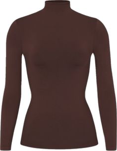 Layered Turtleneck, Turtleneck Top, Turtle Neck Top, Base Layer, Second Skin, Wear It, Best Sellers, Cocoa, Turtle Neck