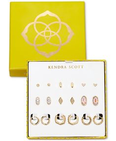 in stock Kendra Scott Store, Pre Wrap, Sold Out Sign, Buy Earrings, Kendra Scott Earrings, Earring Gift, Trendy Earrings, Gold Glass, Brass Material