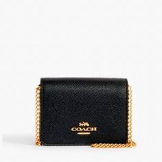 Questions? Leave A Comment Below! Coach Mini Wallet, Cross Purses, Coach Bucket Bag, Snake Skin Bag, Coach Crossbody Purse, Wallet On Chain, Coach Outlet, Black Leather Crossbody Bag, Monogram Bag