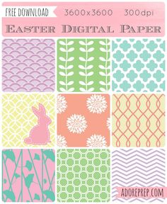 the easter digital paper is available for purchase