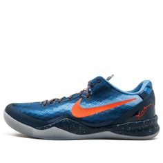 Nike Kobe 8 System 'Blitz Blue' 555035-401 (SNKR/Basketball) Blue Low-top Basketball Shoes, Blue Low-top Basketball Shoes For Sports Season, Nike Blue Basketball Shoes, Blue Sporty Basketball Shoes, Sporty Blue Basketball Shoes, Blue Sneakers For Sports Events, Hoop Shoes, Kobe 8, The Court