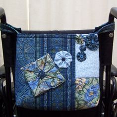 a chair that has some fabric on it