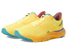 New Balance Fresh Foam X 880v12 - Women's Shoes : Egg Yolk/Electric Teal : Find comfort, style, and agility fused into a single creation of the New Balance Fresh Foam X 880v12 shoes. Breathable mesh textile and synthetic upper. Soft and breathable textile lining and removable cushioned insole. Features a super soft Fresh Foam midsole to provide a plush underfoot ride. Responsive top-bed foam to create a soft experience. Engineered double jacquard mesh to allow for an intuitive, soft fit. Lace-up Athleisure Running Shoes With Boost Midsole For Marathon, Athleisure Trail Running Shoes With Gel Cushioning For Training, Athletic Fit Running Shoes With Gel Cushioning For Marathon, New Balance Running Shoes With Boost Midsole For Marathon, New Balance Marathon Running Shoes With Boost Midsole, Running Shoes With Boost Midsole, Sporty Trail Running Shoes For Marathon, Training Running Shoes With Gel Cushioning And Athletic Fit, Sporty Athletic Fit Running Shoes For Marathon