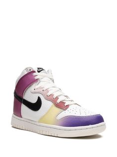 Nike Nike Dunk High Sneakers - Farfetch Nike Dunk High, High Sneakers, Dunk High, Nike Dunk, Nike Dunks, Sneakers White, Patch Logo, Fashion Branding, Stockings