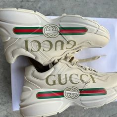 If You Like It, You Can Buy It Or Make An Offer Not Scam!!!Poshmark Protects The Buyer's Payment. Until The Buyer Confirms Acceptance Of The Goods Seller! Buy With Confidence! Gucci Rhyton Sneakers, Brand Shoes Woman, Gucci Rhyton, Shoes Gucci, Sport Shoes Women, Womens Sports, Shoes Woman, Sports Footwear, Brand Shoes