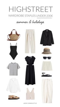 Europe Clothes, Create Capsule Wardrobe, Holiday Capsule Wardrobe, How To Have Style, Capsule Wardrobe Women, Capsule Wardrobe Essentials, Capsule Wardrobe Outfits, Summer Capsule Wardrobe, Wardrobe Outfits