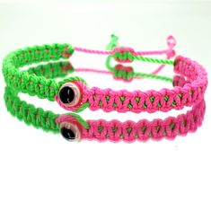 Fashionable And Durable Handmade Multi-Color String Bracelet With An Evil Eye Charm For Wrist Sizes From 6 To 9 Inches. With An Easy To Use Zip Like Function To Fit Your Wrist, You'll Have It On As Soon As You Get It. Made From High Quality String, It Will Be Sure To Last. Wearing An Evil Eye As An Amulet Is Believed To Provide Protection Against Evil Forces. The Evil Eye Meaning Has Symbolism In Almost Every Country In The World And In Every Religion. Each Bracelet Is Carefully Handcrafted And Evil Eye Meaning, Protection Against Evil, Eye Meaning, Bracelet String, Evil Eye Protection, Protection Bracelet, Macrame Bracelet, String Bracelet, Evil Eye Charm