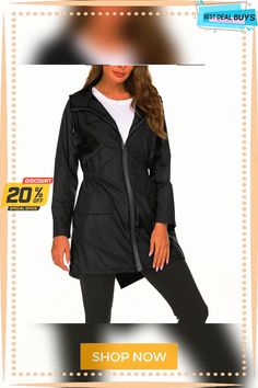 Waterproof Light Raincoat Hooded Windbreaker Mountaineering Jacket Women's Jacket Windproof Hooded Raincoat For Travel, Windproof Windbreaker For Cold Weather In Fall, Hooded Windproof Raincoat For Travel, Windproof Outerwear For Outdoor Activities In Fall, Waterproof Nylon Long Sleeve Outerwear, Sporty Weatherproof Hooded Outerwear, Sporty Hooded Weatherproof Outerwear, Fall Outdoor Windbreaker With Drawstring Hood, Weatherproof Hooded Outerwear For Hiking