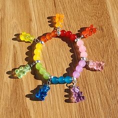 a bunch of beads that are on a table