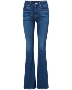 Veronica Beard High Rise Beverly Skinny Flare Jean in Bright Blue High rise Button closure Zip fly Belt loops Five pocket style Slim through leg Slightly flare hem Full length Italian denim fabrication 92% cotton, 6% elastomultiester, 2% elastane Veronica Beard, Bright Blue, Flare Jeans, Full Length, High Rise, Quick Saves, Blue