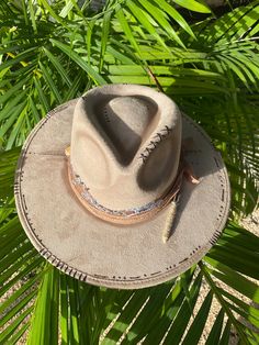 Light Brown Pyrography Details Personalized Flat Brim Hat Made - Etsy Artisan Fedora Panama Hat For Kentucky Derby, Adjustable Wide Brim Rustic Fedora, Brown Felt Hat With Flat Crown For Summer, Summer Brown Felt Hat With Flat Crown, Brown Summer Felt Hat With Flat Crown, Brown Flat Crown Felt Hat For Summer, Toquilla Straw Fedora With Curved Brim For Festivals, Artisan Style Fedora For Summer Rodeo, Artisan Fedora For Summer Rodeo